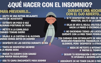 No consigo dormir bien: Pautas para combatir el insomnio
